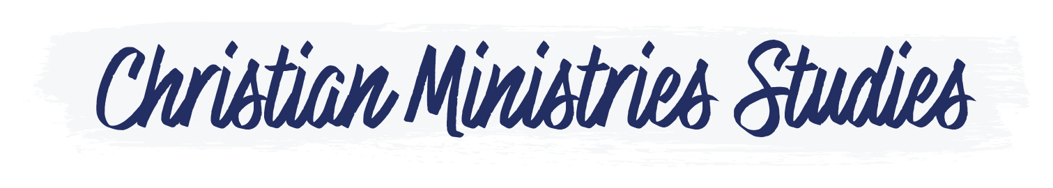 Christian Ministries Studies Title PNG